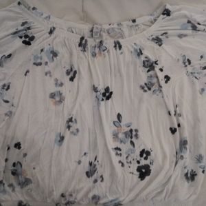 Off the shoulder crop top